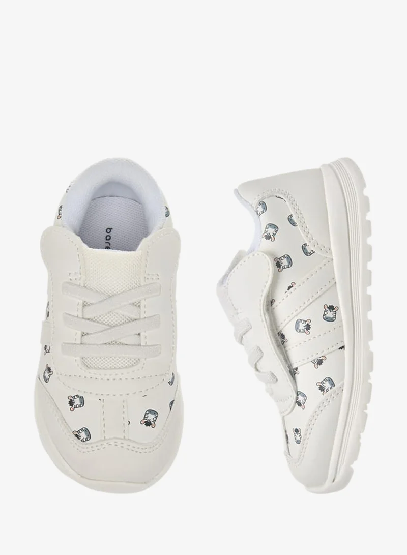 بيرفيت سنيكرز أولاد بطبعة حيوانات كاملة وإغلاق بشريط لاصق