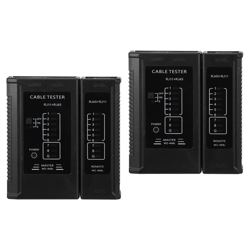 klarako 2pcs Network Line Meter Electrical Wire Tracer ethernet Cable Tester Network Wire Tester Cable ethernet UTP Wire Test Tool multitools Handheld Hard Plastic Network Cable - Image 5