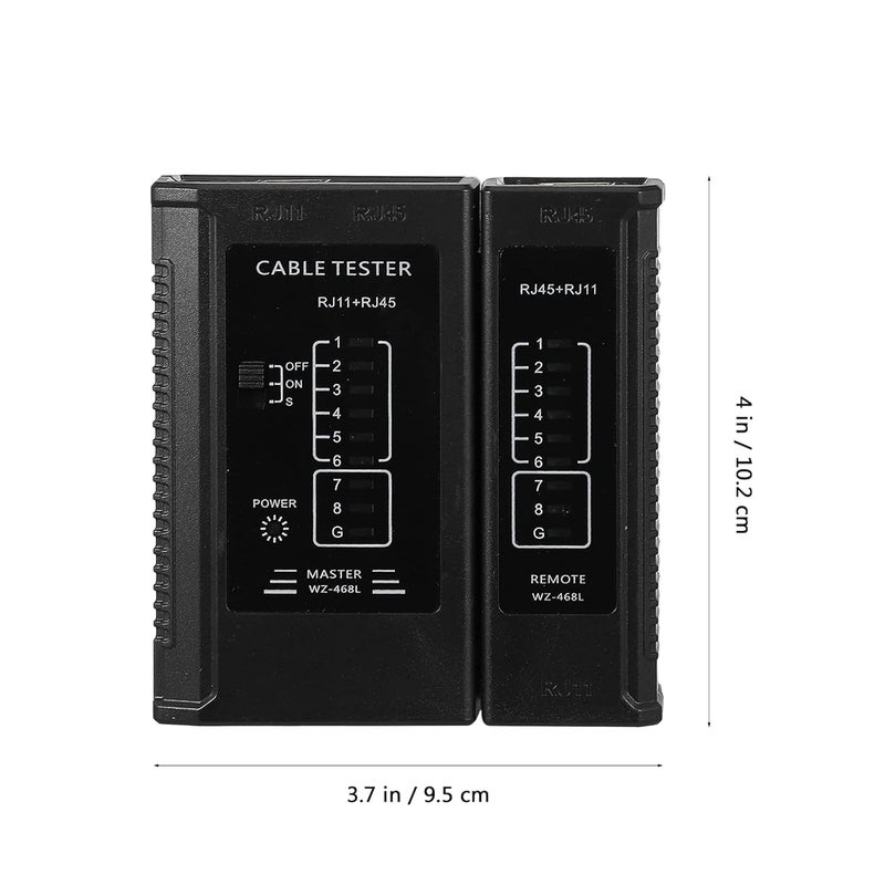 klarako 2pcs Network Line Meter Electrical Wire Tracer ethernet Cable Tester Network Wire Tester Cable ethernet UTP Wire Test Tool multitools Handheld Hard Plastic Network Cable - Image 4