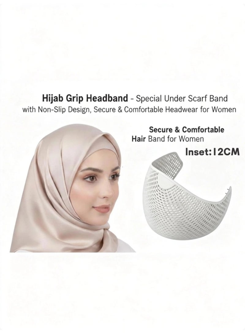 رباط رأس ”Hijab Grip“ - رباط خاص يوضع تحت الحجاب بتصميم مانع للانزلاق، رباط شعر آمن ومريح للنساء - Image 1