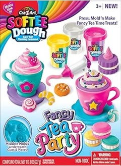 Cra-Z-Art Softee Dough Modeling Compounds Fancy Tea Party Modeling Compounds 