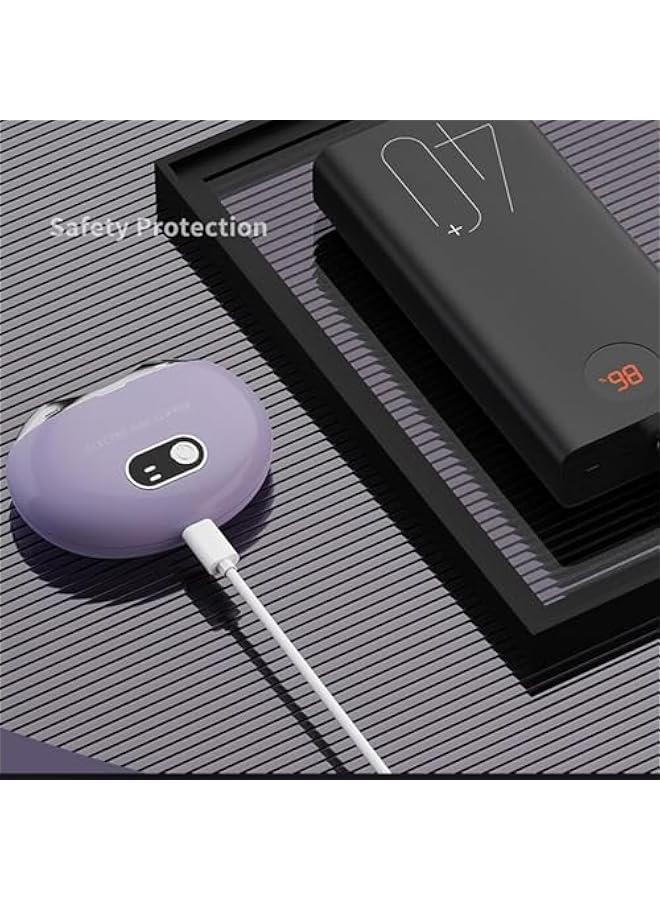 هوكور LukRosey Electric Nail Clipper, USB Rechargeable Automatic Nail Clipper with Power Display, 3-Speed Adjustment Electric Toenail Clippers, Ultraviolet Disinfection Electric Nail Clipper Baby - Image 5