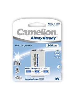 Camelion Camelion 9V/6HR61, 200 mAh, AlwaysReady Rechargeable Batteries  - Image 3