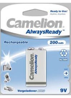 Camelion Camelion 9V/6HR61, 200 mAh, AlwaysReady Rechargeable Batteries  - Image 2