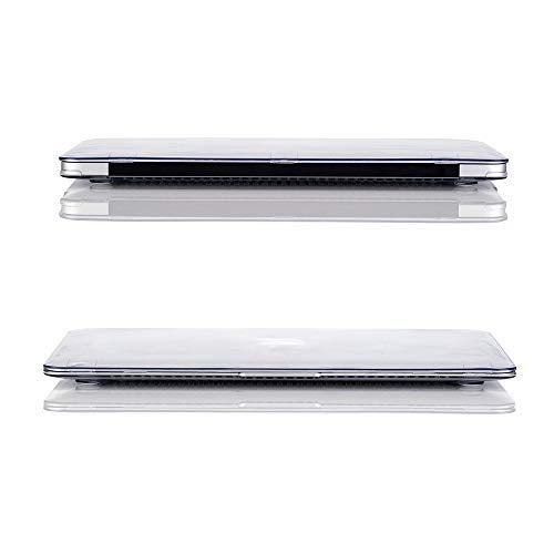 Ruban Compatible with MacBook Air 13 Inch A2337 (M1) / A2179 / A1932 (2021 2020 2019 2018 Release) - Snap On Hard Shell Case Cover for MacBook Air 13 Retina Display with Touch ID (Crystal Clear) - Image 4
