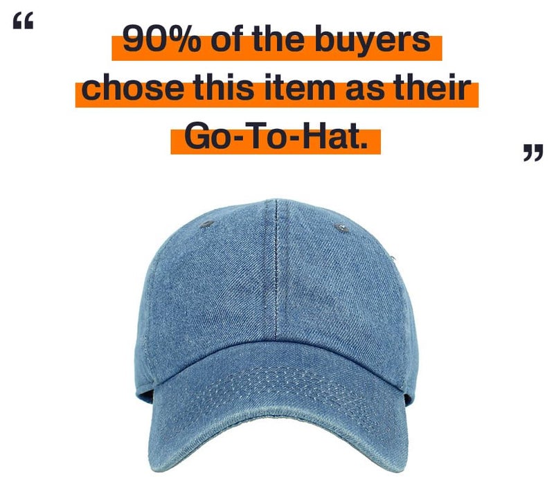 KBETHOS KB-LOW MDM Classic Cotton Dad Hat Adjustable Plain Cap. Polo Style Low Profile (Unstructured) (Classic) Medium Denim Adjustable - Image 5