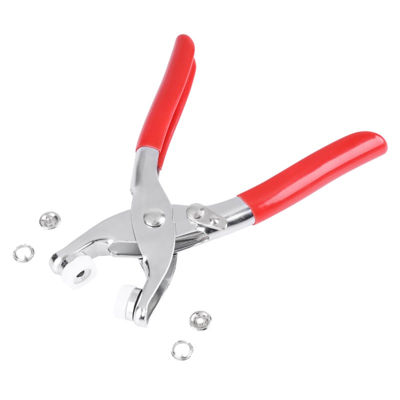Metal Prong Snap Buttons: Eco-friendly Copper Rust Resistant Thickened Washable Fasteners - 45# Steel High Hardness Comfort Grip Plier Setting Tool for Home Clothing Repair Clothing Shop Use - Image 4