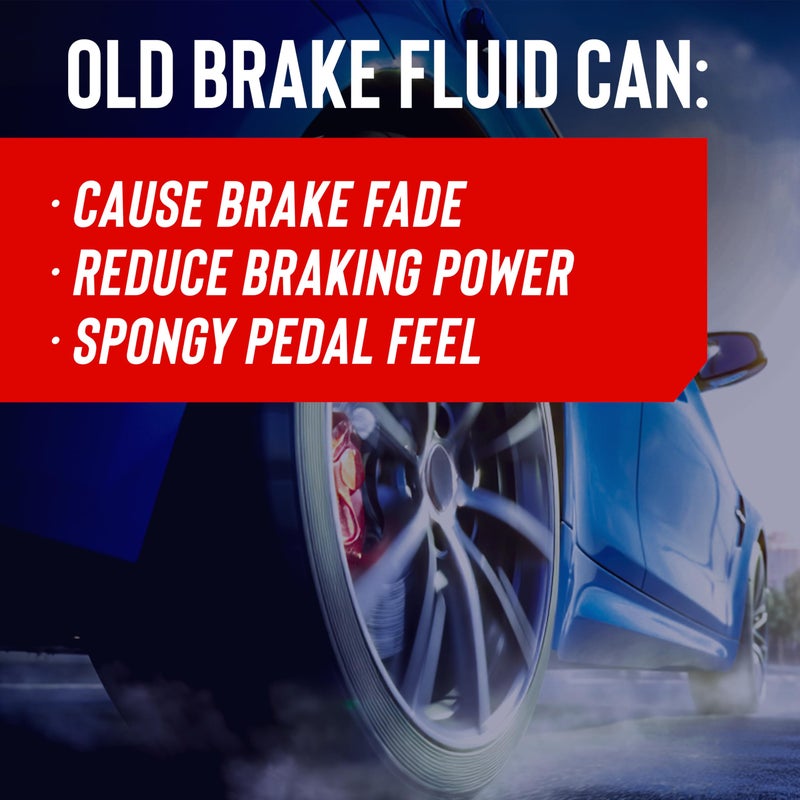 STP Synthetic Brake Fluid, Dot 4 Brake Fluid Protects Brake Systems, ABS, Disc and Drum Systems, 12 Oz, STP - Image 2