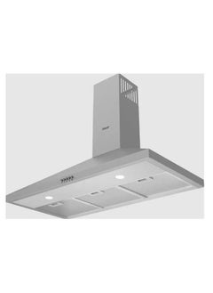 passap Kitchen Cooker Hood, 90cm wall mounted,650m³/h Suction Power,3 filters, 3 speeds, Stainless Steel, LED Lighting, silver matt inox (D004-90-IX)  - Image 2