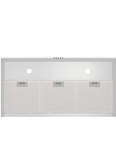 passap Kitchen Cooker Hood, 90cm wall mounted,650m³/h Suction Power,3 filters, 3 speeds, Stainless Steel, LED Lighting, silver matt inox (D004-90-IX)  - Image 5