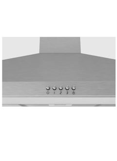 passap Kitchen Cooker Hood, 90cm wall mounted,650m³/h Suction Power,3 filters, 3 speeds, Stainless Steel, LED Lighting, silver matt inox (D004-90-IX)  - Image 4