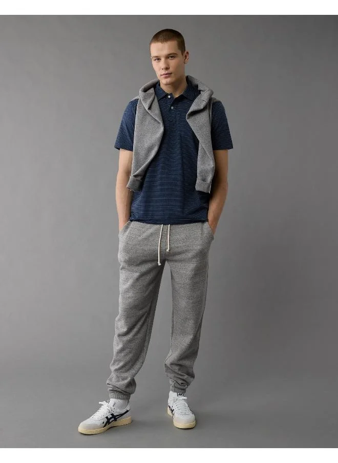 امريكان ايجل AE Club Striped Polo Shirt