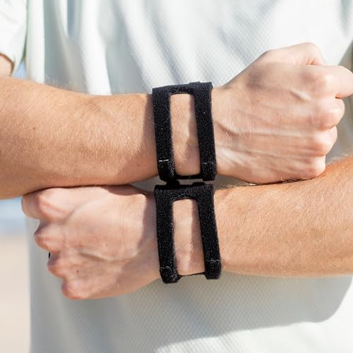 WristWidget® (Red) Adjustable Wrist Brace for TFCC Tears, One Size fits most. For Left and Right Wrists, Support for Weight Bearing Strain, Exercise - Image 5