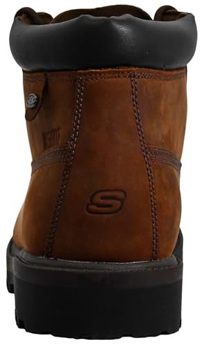 Skechers Men's Verdict Boot, Dark Brown, 9.5 Wide - Image 3