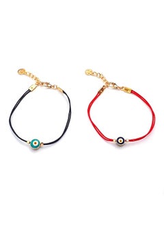 Alwan Set Of 2 Evil Eye Bracelets For Women Ee9102Nst2  - Image 1