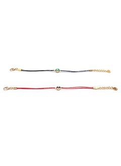 Alwan Set Of 2 Evil Eye Bracelets For Women Ee9102Nst2  - Image 2
