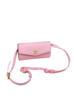 Miu Miu Miumiu handbag messenger bag envelope bag pink 