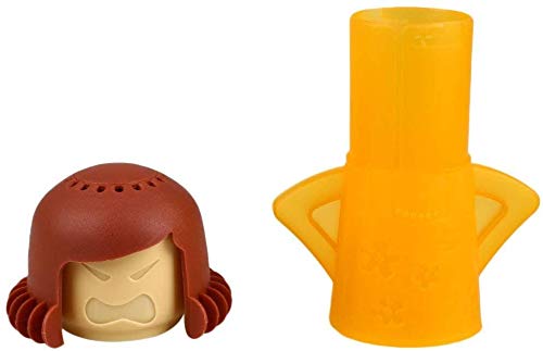 TOPIST Angry Mama Microwave Cleaner Angry Mom Microwave Oven Steam Cleaner and Disinfects With Vinegar and Water for Kitchens, Steamer Cleaning Equipment Cleans the Crud in Minutes (Yellow) - Image 2