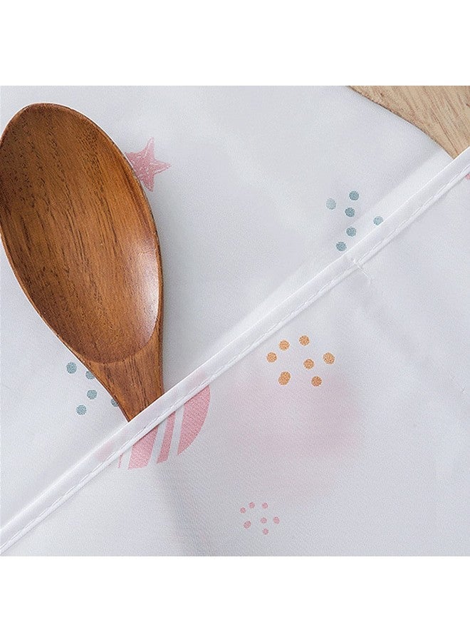 wolpin 1Pc Fridge Cover For Top Double Door With 6 Utility Pockets Designer Prints Waterproof - Image 4