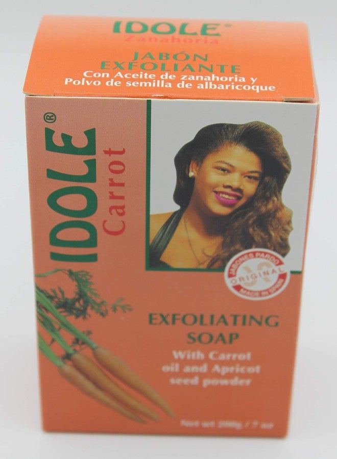 Idole Carrot Exfoliating Soap with Apricot Powder 200g (3Pack) - Image 2