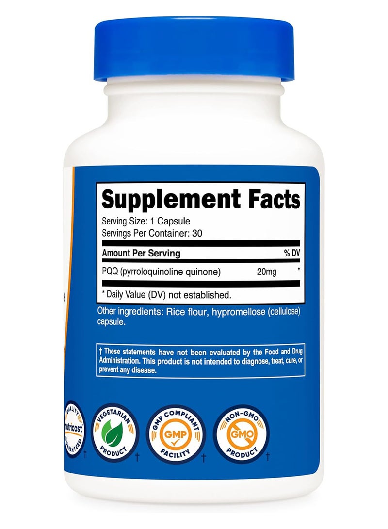 بي كيو كيو بيرولوكينولين كينون 20 ملغ، 30 كبسولة - Image 4