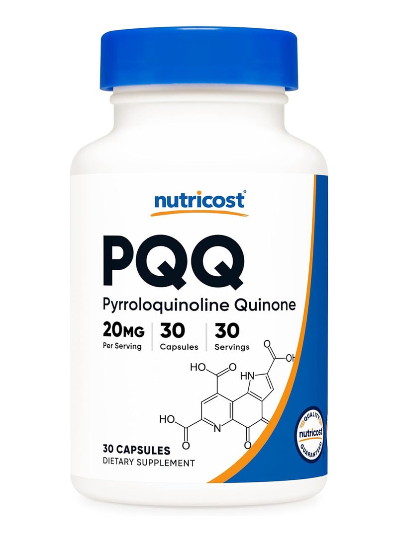 بي كيو كيو بيرولوكينولين كينون 20 ملغ، 30 كبسولة - Image 1