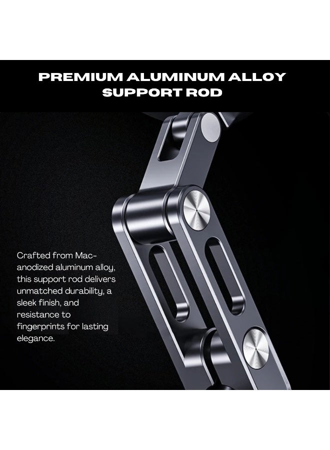 NIXIVE MagGrip Axium 360° Magnetic Car Phone Mount – Universal Magnetic Car & Desk Holder with 3-Axis Rotation, Vacuum Grip Technology, 360° Infinite Adjustability, Hands-Free Driving, Compact & Portable Design for All Smartphones - Image 3