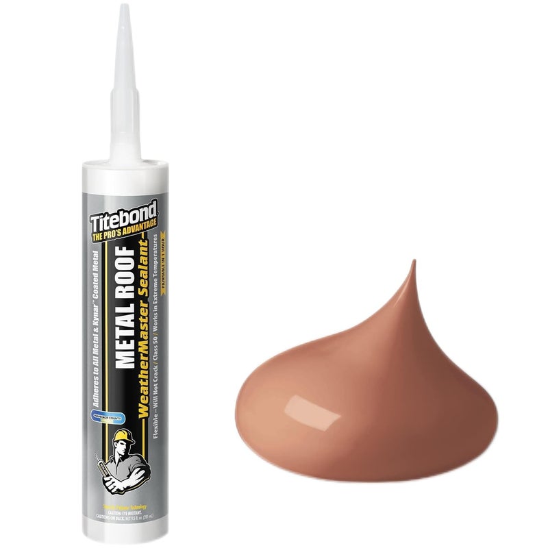 Titebond WeatherMaster Metal Roof Sealant 62621A Copper 101Oz - Image 1
