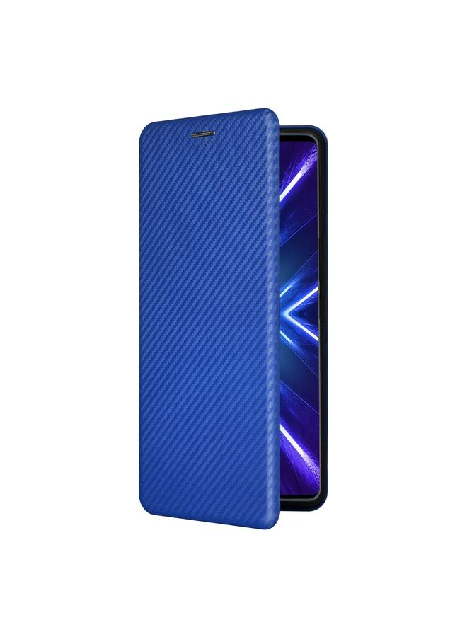 اس-توب جراب لهاتف HTC U24 Pro مصنوع من الجلد المرن ومصنوع من ألياف الكربون - Image 2