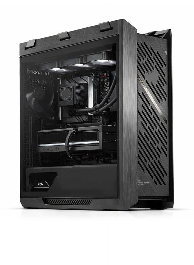 Titan Gaming PC - Intel Core i9-14900K | GeForce RTX 5080 16GB | 32GB DDR5 RAM-1TB NVMe SSD | 360mm w/LCD Liquid Cooler-Z790 MB-1000W Platinum PSU | WiFi-Bluetooth-Windows 11 Pro | Game Sekret Desktop Computer | 1 Year Warranty black