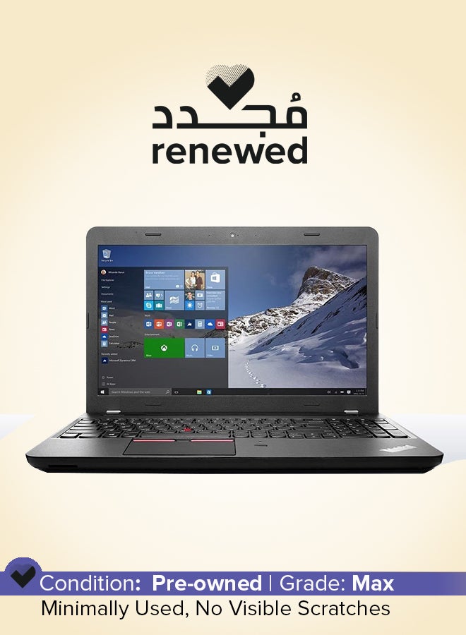 Lenovo Renewed - ThinkPad E560 Laptop With 15.6-Inch Display, Intel Core i5 6th Gen/8GB RAM/256GB SSD/Windows 10 English black - Image 1