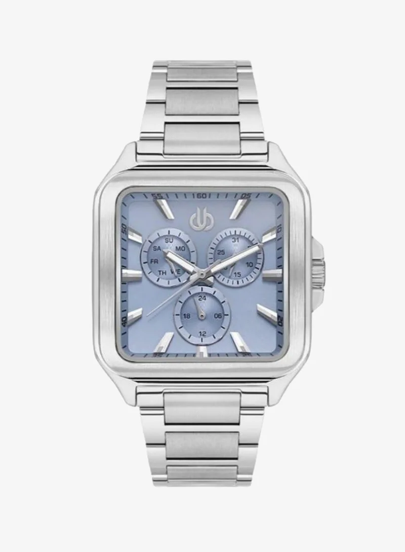 BIGOTTI Bigotti - Raffinato Men Watch | Stainless Steel Band |Brass Case | Analog | Square Dial | Mineral Glass | Japanese Quartz | Water Resistant 50 Meters