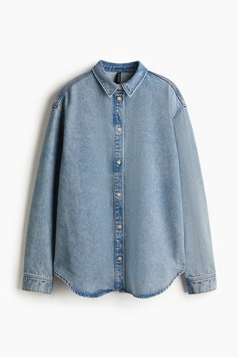 H&M Oversized denim shirt