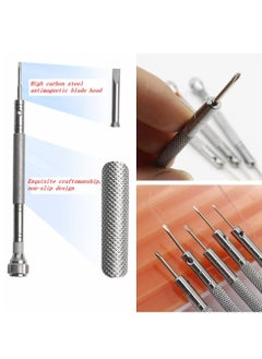 NIBEMINENT Screwdriver Watch Repair Kit, 7 Piece Set for Link Disassembly Micro Precision One-piece Jewelry Processing Glasses Electronic Replacement Parts Product  - Image 2