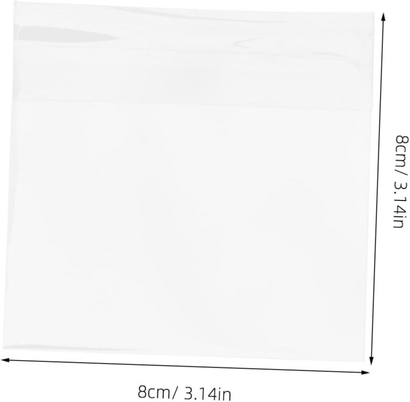 Healifty 20pcs Clear Self-sealing Plastic Card Sleeves for Trading Cards and Album High Transparency Extra Thick for Collectibles and - Image 2