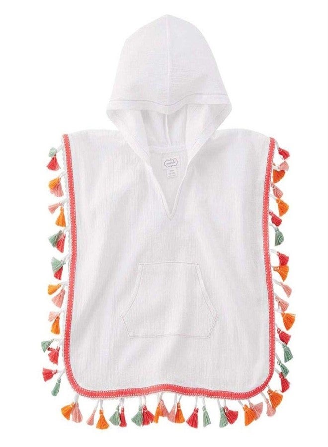 Mud Pie White Tassel Cover-Up (4-5 Toddler)