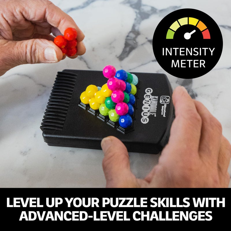 Educational Insights Kanoodle Genius 3-D Puzzle Brain Teaser Game For Adults, Teens & Kids, Over 200 Challenges, Easter Basket Stuffers for Kids, Gift for Ages 8+ - Image 4