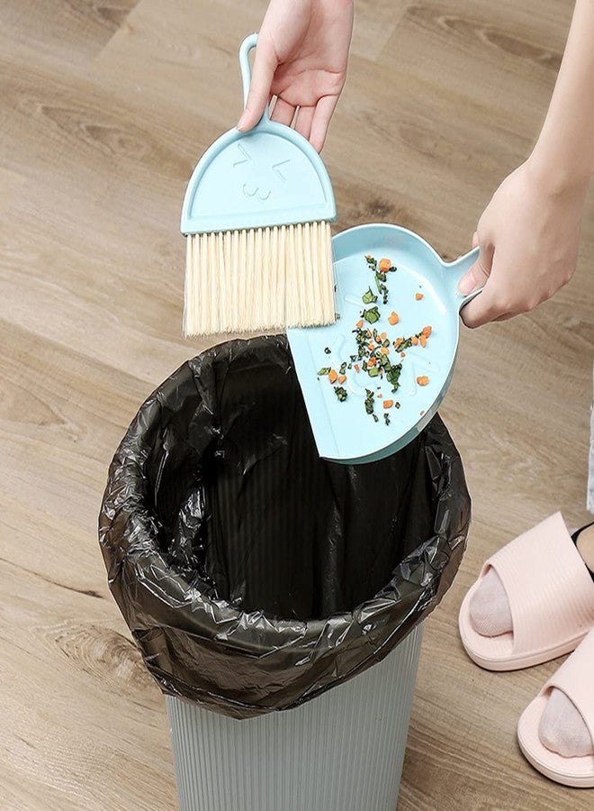 Engjajo Mini Hand Brooms Small Dust Pan and Brush Set for Table, Desk, Countertop, Key Board, Cat, Dog and Other Pets (Pink) ENG547 - Image 3