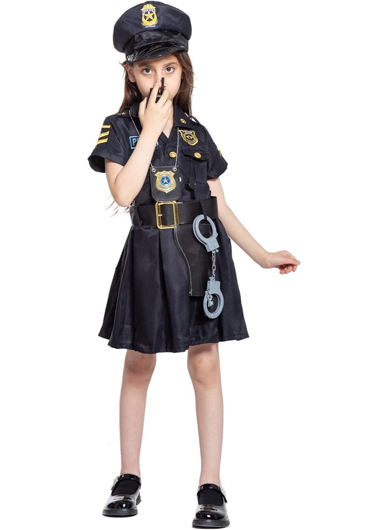 Toy Box Police Coustume For Girls Large Size 8-9 Years Old 120-130cm - Image 2