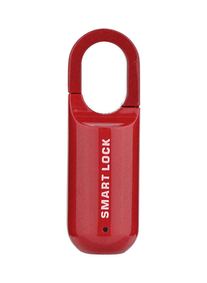 Smart Fingerprint Padlock Red - Image 1