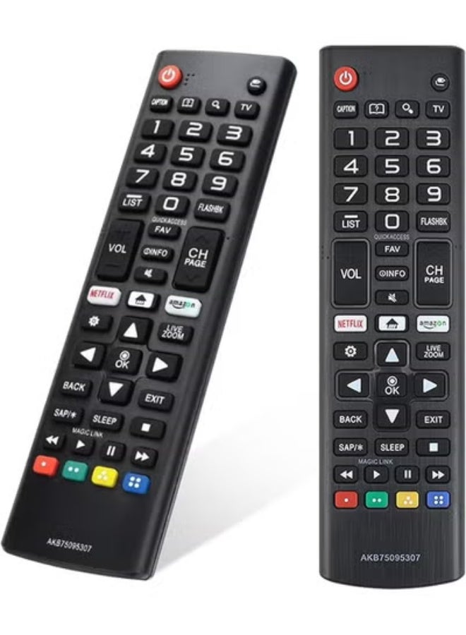 ELTRAZONE Compatible Remote Control Replacement for AKB75095307 – Universal Smart TV Remote for LED, LCD, QLED, 4K UHD TVs – Fits 32LJ550B, 43UJ6300, 55LJ5500, 55UJ6050 and More – Easy Setup, Long-Range IR Signal, Comfortable Design - Image 3