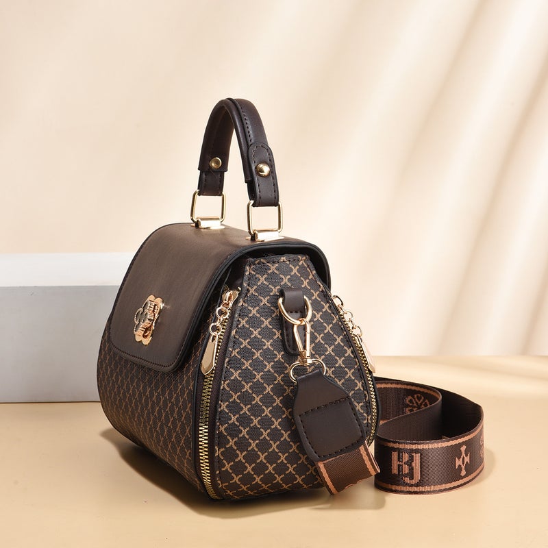 New Women'S Bag, Small Square Bag, Vintage Handbag, Shoulder Bag, Crossbody Bag, Textured Bags, Versatile, Simple And Fashionable - Image 3