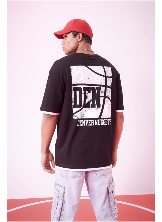 DeFacto - Man Oversize Fit Crew Neck Short Sleeve Knitted T-Shirt - Image 1