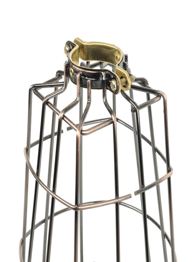 Rustic State ArtifactDesign Long Metal Wire Light Cage Guard for Pendant Lamps Bronze - Image 4