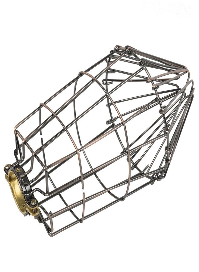 Rustic State ArtifactDesign Long Metal Wire Light Cage Guard for Pendant Lamps Bronze - Image 5