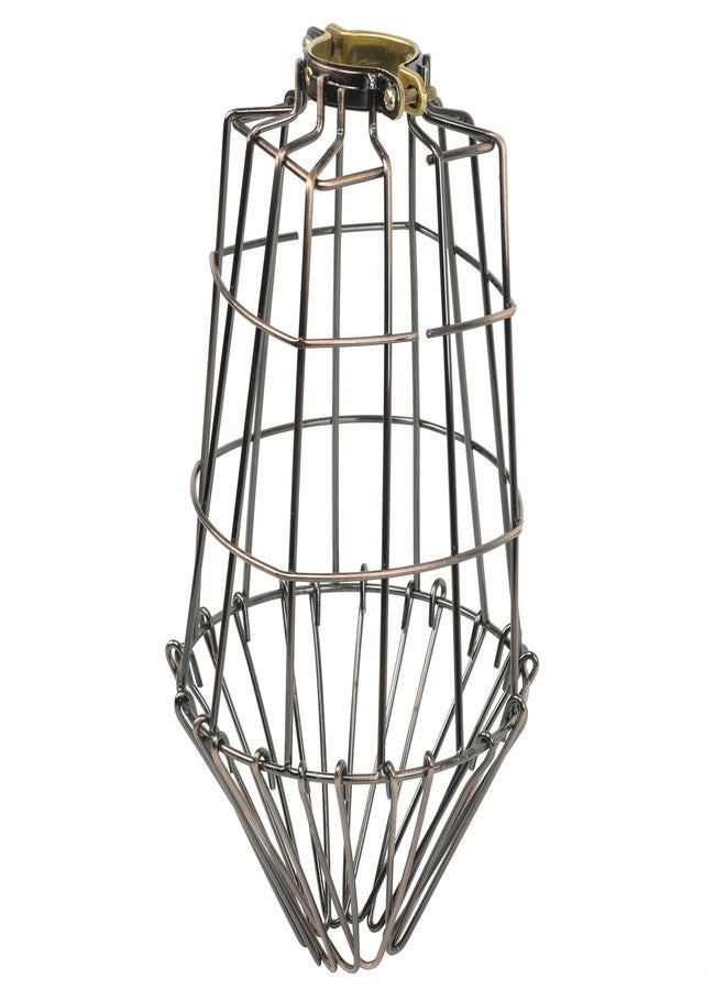 Rustic State ArtifactDesign Long Metal Wire Light Cage Guard for Pendant Lamps Bronze - Image 1