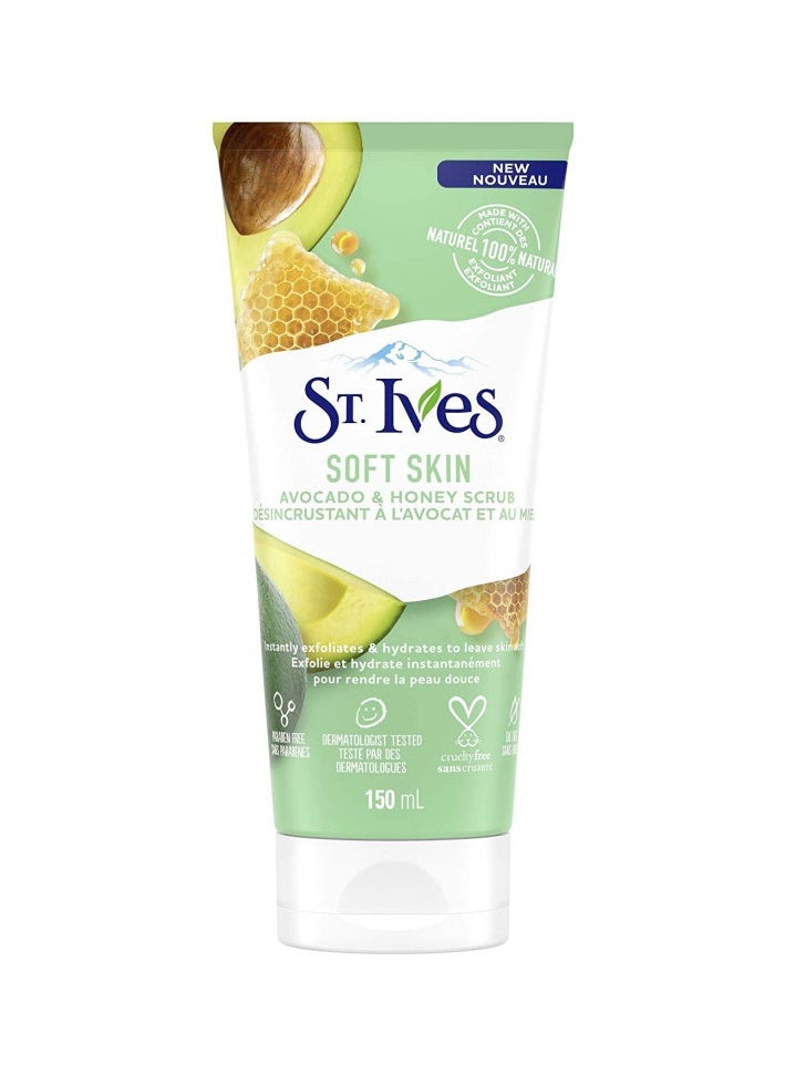 ST. Ives Avocado And Honey Scrub Facial Cleanser 170gm  - Image 1