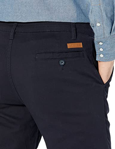 WT02 mens Long Basic Stretch Skinny Chino Casual Pants, Navy(new), 34W x 30L US - Image 3