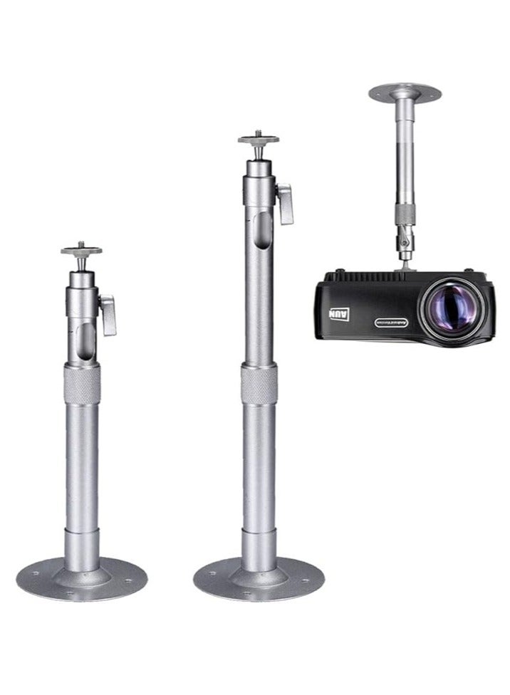 Assome Projector Ceiling Mount, Projector Stand, Universal Extendable Video Projector Wall Mount Bracket with Adjustable Height, 3 Screw Model - Image 1