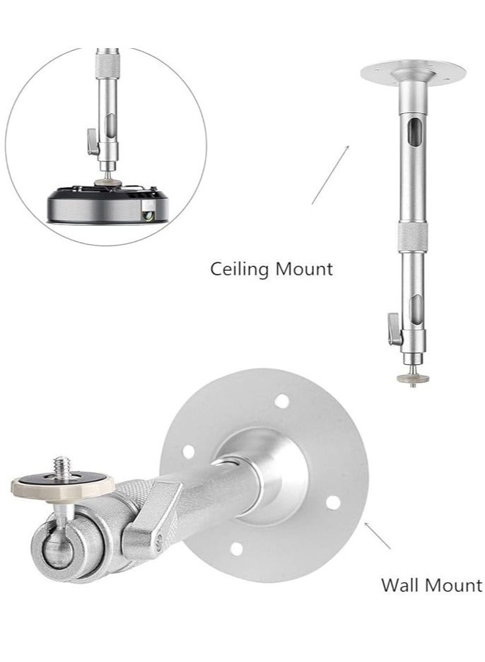 Assome Projector Ceiling Mount, Projector Stand, Universal Extendable Video Projector Wall Mount Bracket with Adjustable Height, 3 Screw Model - Image 5